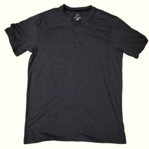 Short Sleeve Shirt Pullover 1/4 Button Down Casual Spring Very Soft Men's Sz S